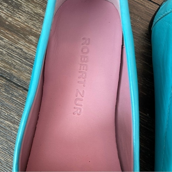 Robert Zur Perlata Bit Loafer in Aqua True Glove - Picture 7 of 12